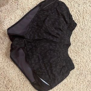 Black Cheetah Lulu Shorts